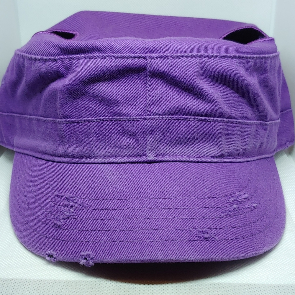 NEW Original Purple Piggy Tail Hat One Size